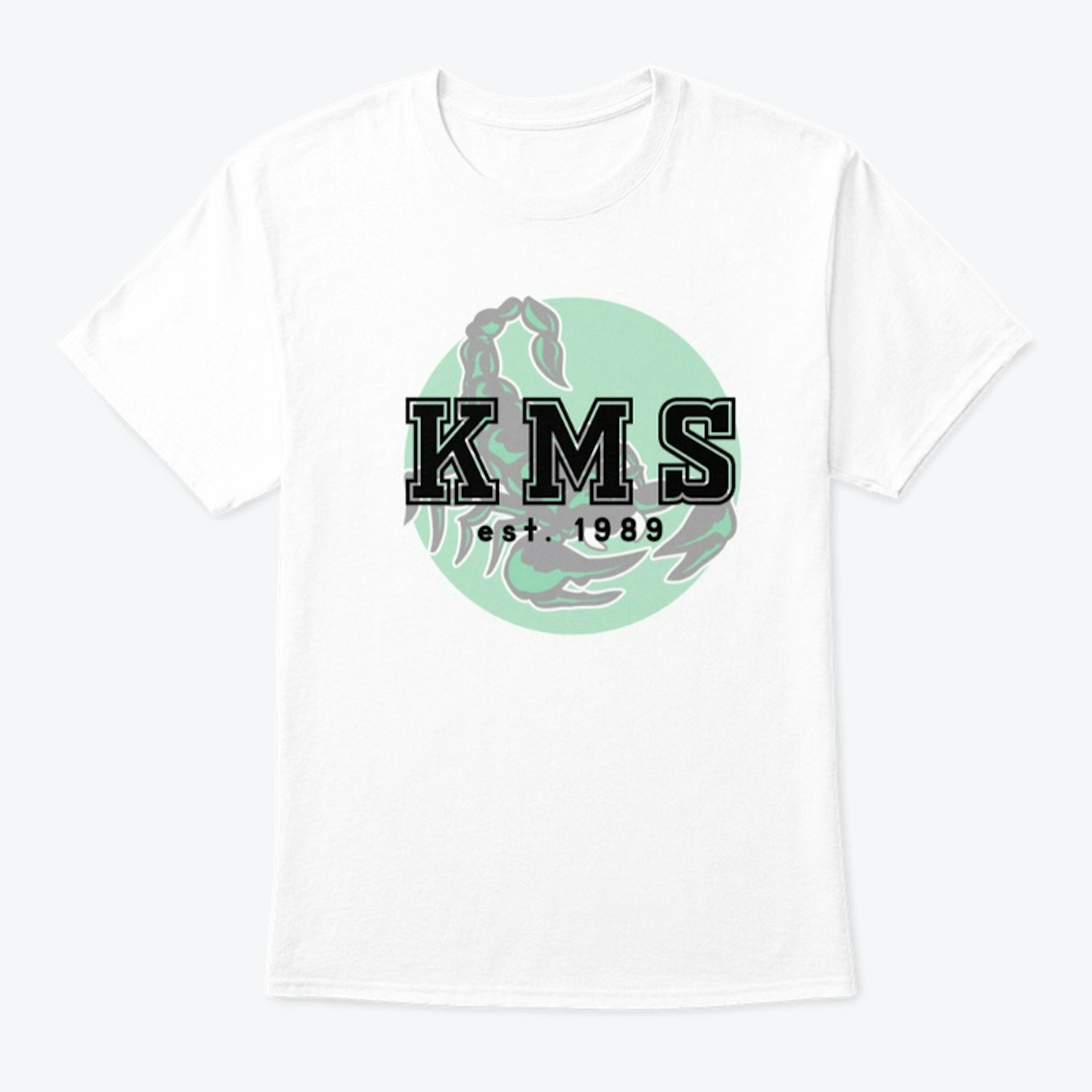 KMS est. 1989 - green background