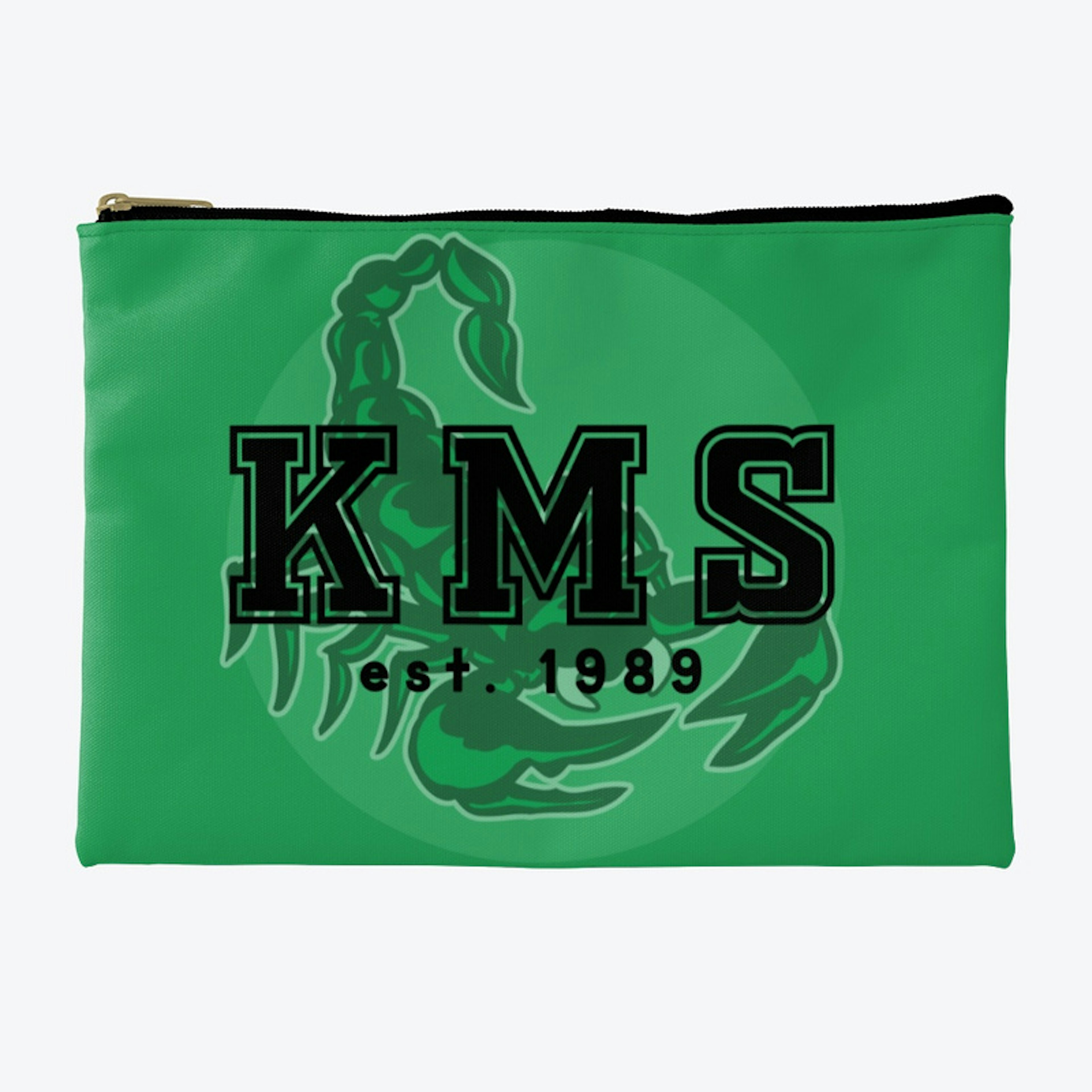 KMS est. 1989 - green background