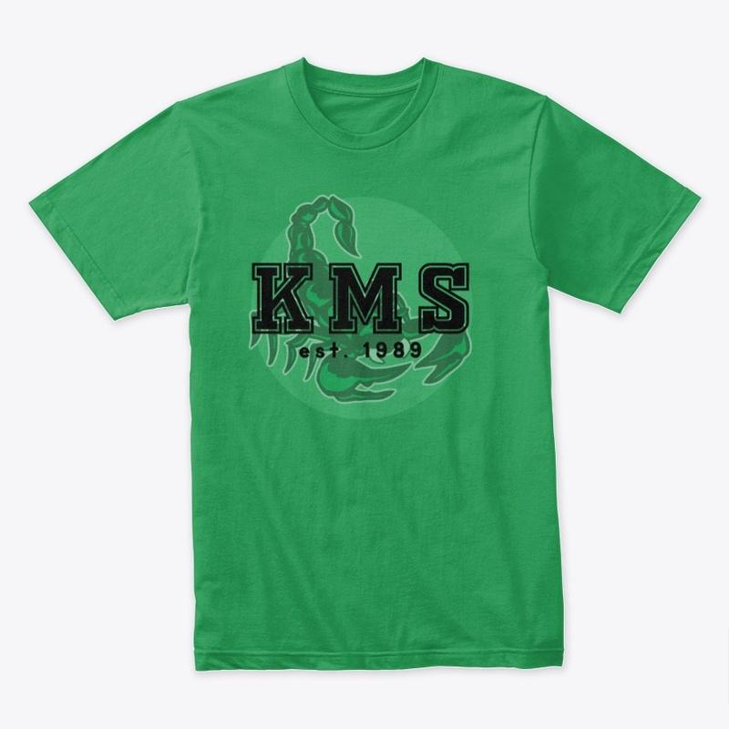 KMS est. 1989 - green background