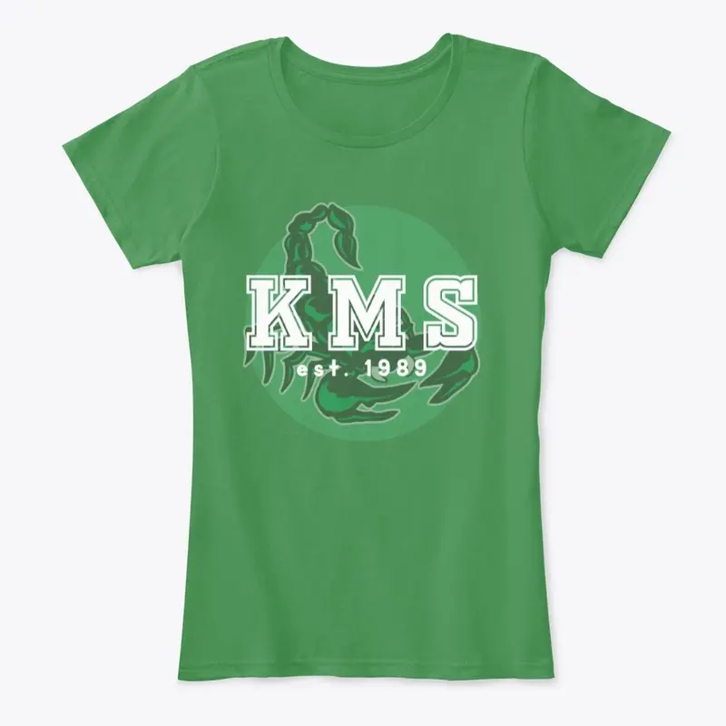 KMS est. 1989 - green background